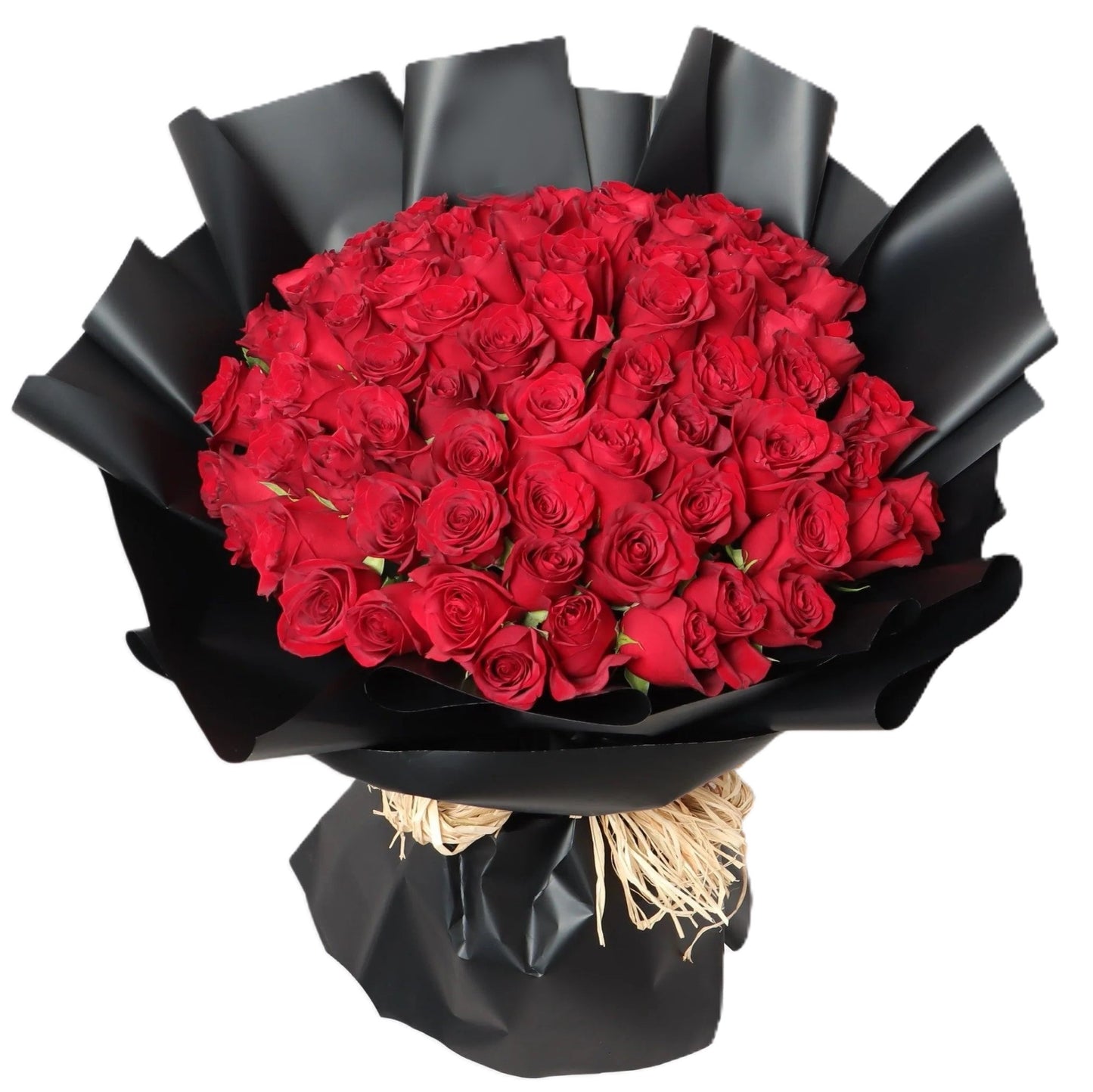 Fresh Red Roses and Bouquet