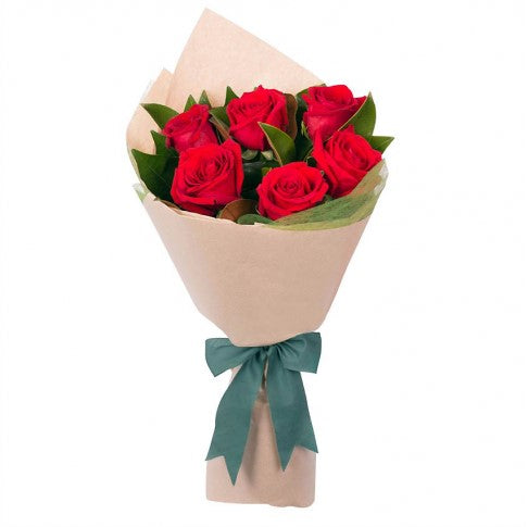 Fresh Red Roses and Bouquet