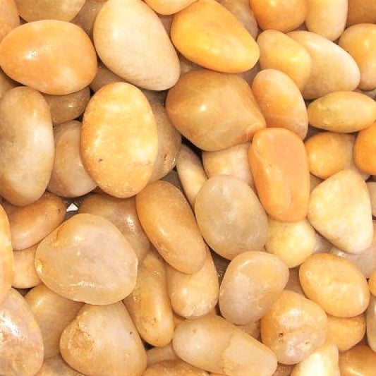 Yellow pebbles 3-5cm - www.Greenie.ae Buy online Best and Healthy Plants and quality products guarantee in Dubai Plants Shop in Dubai Abu Dhabi all over UAE Plants near me Fresh Plants in Dubai where to buy plants in UAE - Greenie.ae