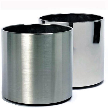 Stainless Steel Satin Finish, Classic Cylinder Pot - www.Greenie.ae Buy online Best and Healthy Plants and quality products guarantee in Dubai Plants Shop in Dubai Abu Dhabi all over UAE Plants near me Fresh Plants in Dubai where to buy plants in UAE - Greenie.ae