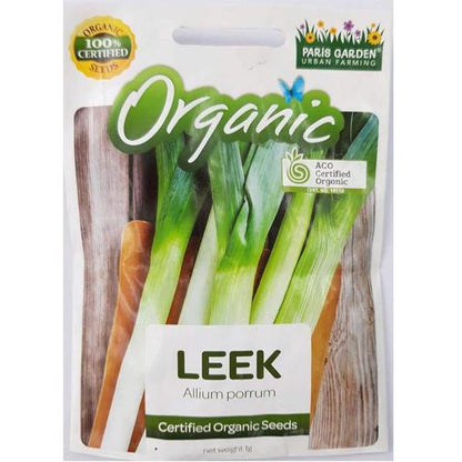 Organic Leek Seeds by Paris Garden Seeds - www.Greenie.ae Buy online Best and Healthy Plants and quality products guarantee in Dubai Plants Shop in Dubai Abu Dhabi all over UAE Plants near me Fresh Plants in Dubai where to buy plants in UAE - Greenie.ae