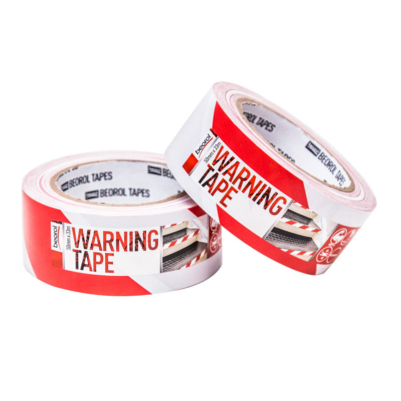 Beorol Warning Tape 50mm x 33m, Red/White - www.Greenie.ae Buy online Best and Healthy Plants and quality products guarantee in Dubai Plants Shop in Dubai Abu Dhabi all over UAE Plants near me Fresh Plants in Dubai where to buy plants in UAE - Greenie.ae