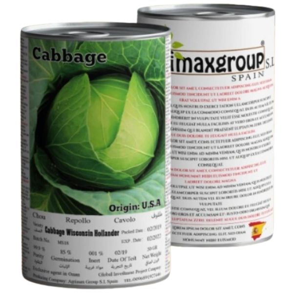 Cabbage Wisconsin Hollander Seeds Tin - www.Greenie.ae Buy online Best and Healthy Plants and quality products guarantee in Dubai Plants Shop in Dubai Abu Dhabi all over UAE Plants near me Fresh Plants in Dubai where to buy plants in UAE - Greenie.ae