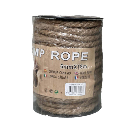 Jute Rope 6mmx18m - www.Greenie.ae Buy online Best and Healthy Plants and quality products guarantee in Dubai Plants Shop in Dubai Abu Dhabi all over UAE Plants near me Fresh Plants in Dubai where to buy plants in UAE - Greenie.ae